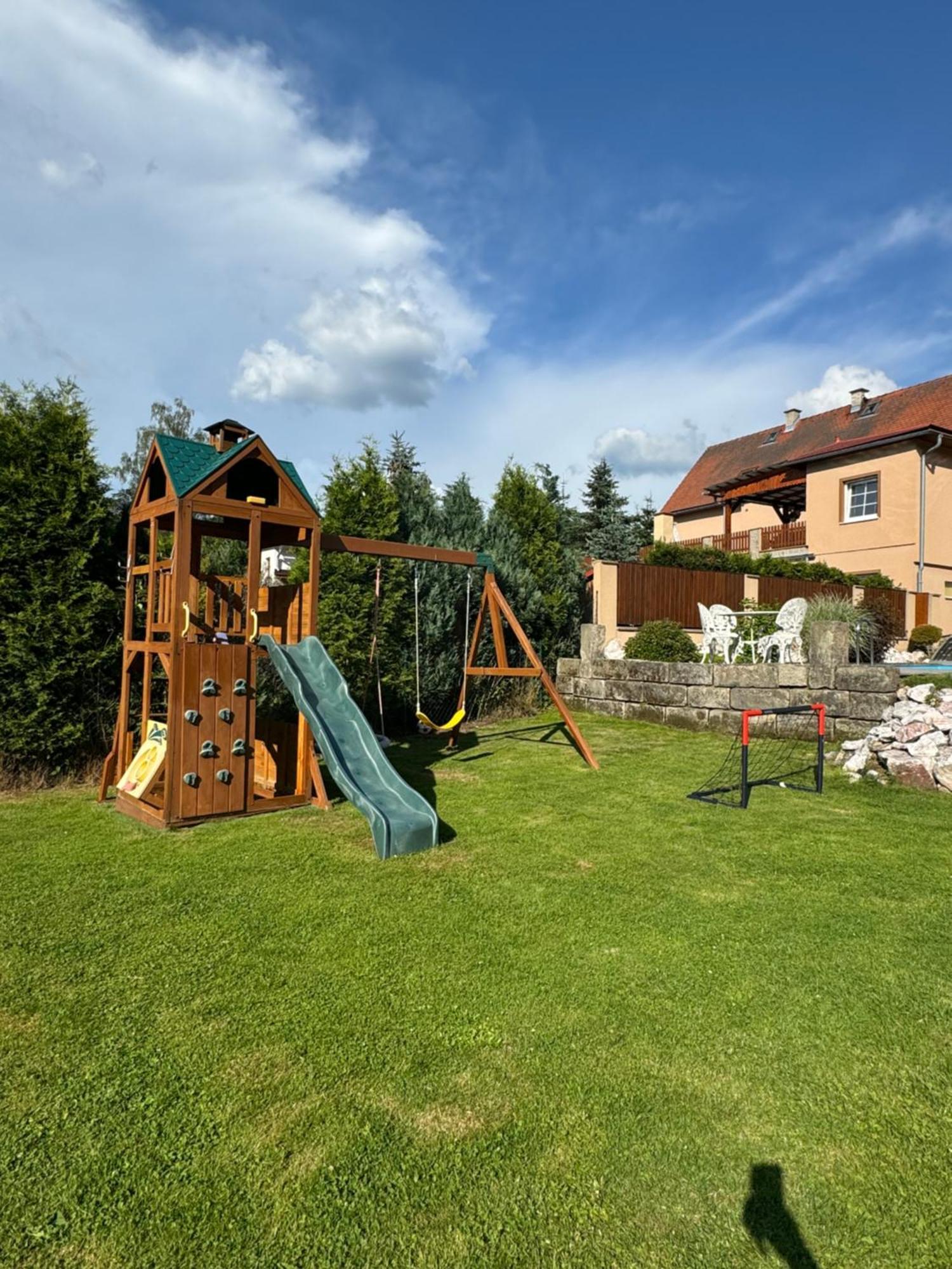 Domek U Rybnicku Krasna Lipa Exterior photo