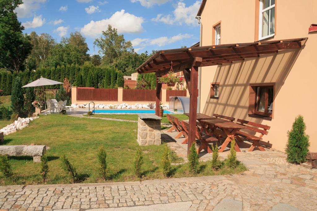 Domek U Rybnicku Krasna Lipa Exterior photo