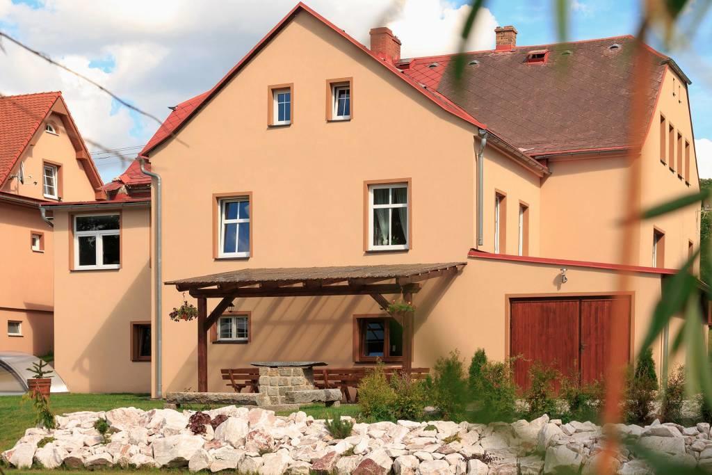 Domek U Rybnicku Krasna Lipa Exterior photo