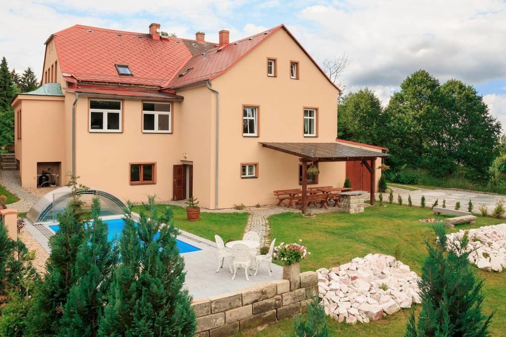 Domek U Rybnicku Krasna Lipa Exterior photo
